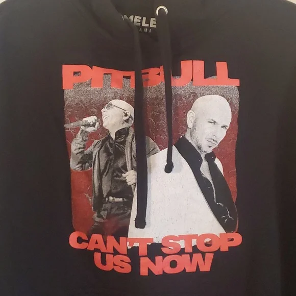 Pitbull Concert Sweater Hoodie Tour Timeless Miami Cant Stop Us Now Pullover - Picture 2 of 7